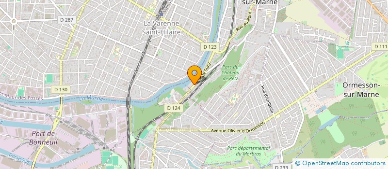 localisation de l'entreprise FLORENCE M  CHENNEVIERES-SUR-MARNE