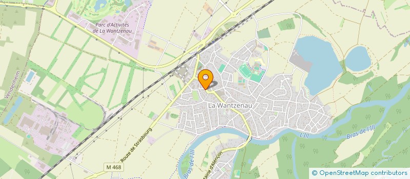 localisation de l'entreprise FLORENGER  LA WANTZENAU