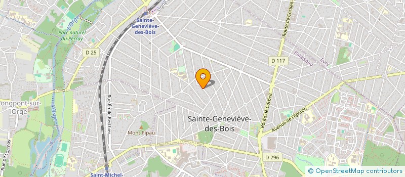 localisation de l'entreprise FLORENOVE à SAINTE-GENEVIEVE-DES-BOIS