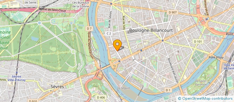 localisation de l'entreprise FLORENSS à BOULOGNE-BILLANCOURT