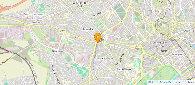 localisation de l'entreprise FLORENT ALLAIN CARDIOLOGIE à CAEN