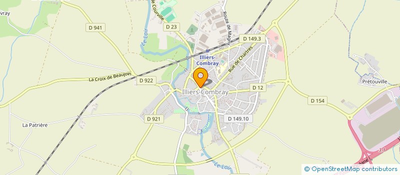localisation de l'entreprise FLORENT D ILLIERS à ILLIERS-COMBRAY