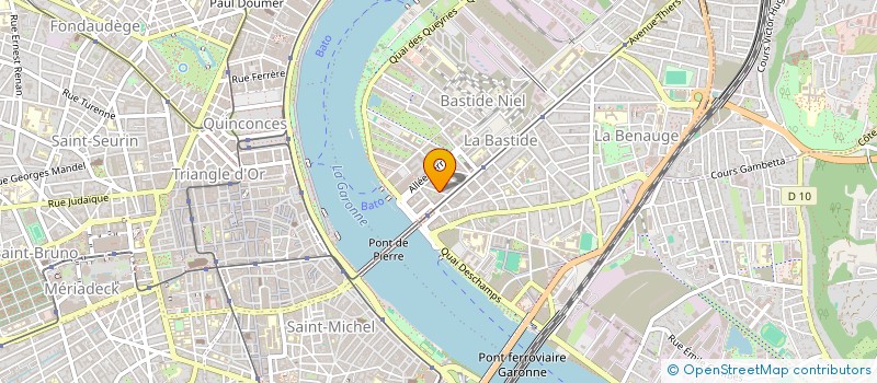 localisation de l'entreprise FLORENT DALMAS ARCHITECTE  BORDEAUX