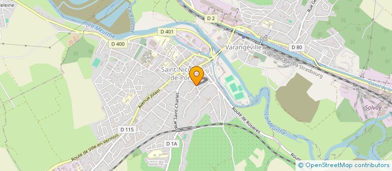 localisation de l'entreprise FLORENT FRANOUX  SAINT-NICOLAS-DE-PORT