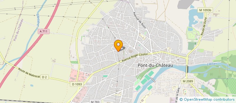 localisation de l'entreprise FLORENT GONZALEZ  PONT-DU-CHATEAU