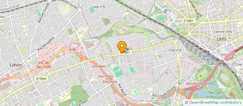 localisation de l'entreprise FLORENT & HUBERT  LENS