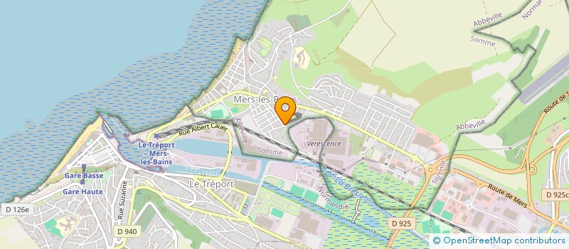 localisation de l'entreprise FLORENT MORAINVILLE COUVERTURE  MERS-LES-BAINS