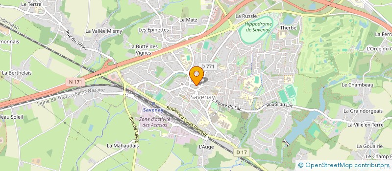 localisation de l'entreprise FLORENT SAULNIER - NOEMI CORNU NOTAIRES  SAVENAY