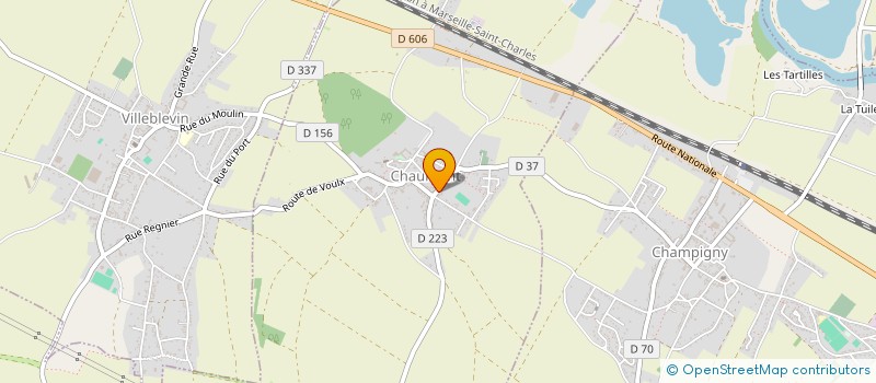 localisation de l'entreprise FLORENT VTC à CHAUMONT
