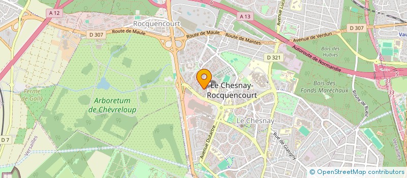 localisation de l'entreprise FLORENTIN 12  LE CHESNAY-ROCQUENCOURT