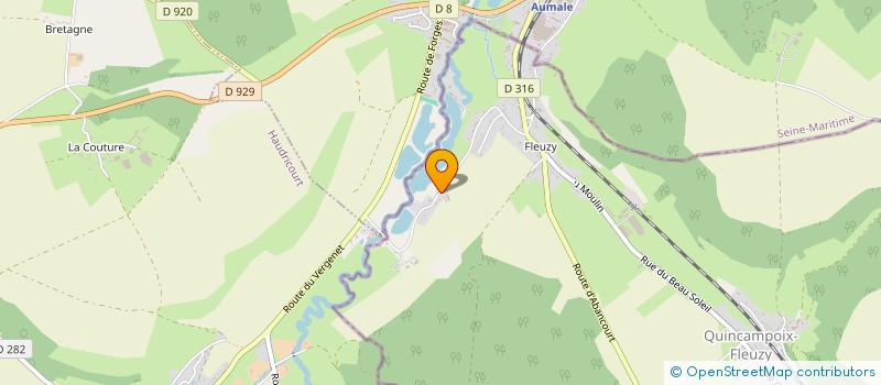 localisation de l'entreprise FLORENTIN  QUINCAMPOIX-FLEUZY