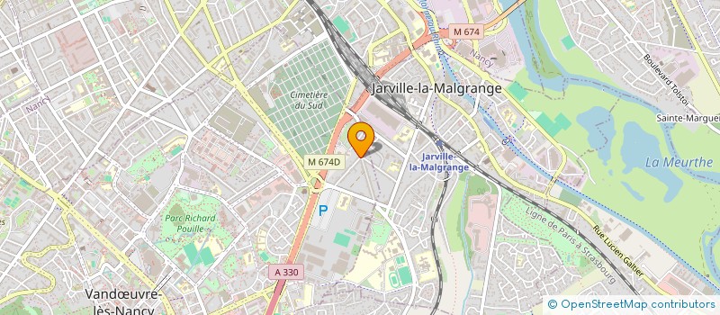 localisation de l'entreprise FLORENTIN  VANDUVRE-LES-NANCY