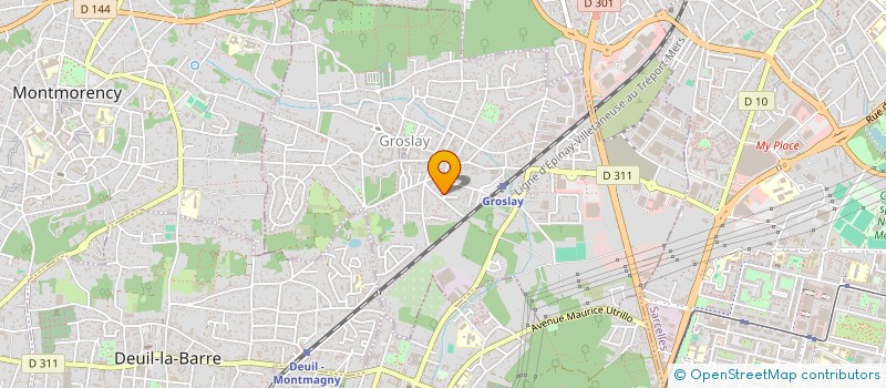 localisation de l'entreprise FLORENTIN ANDILLY  GROSLAY