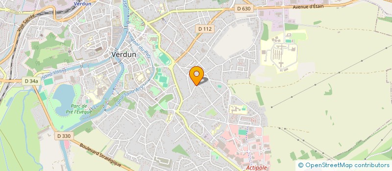 localisation de l'entreprise FLORENTIN-AUBRY à VERDUN
