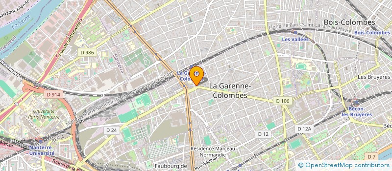 localisation de l'entreprise FLORENTIN SABLON à LA GARENNE-COLOMBES