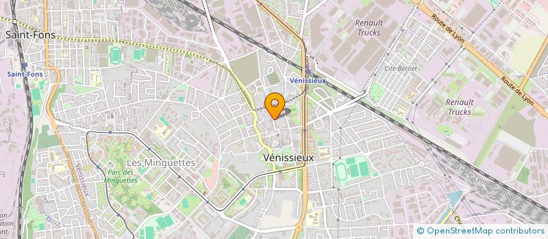 localisation de l'entreprise FLORENTINE  VENISSIEUX