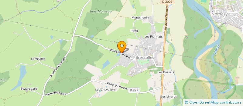 localisation de l'entreprise FLORENTINE à BRESSOLLES