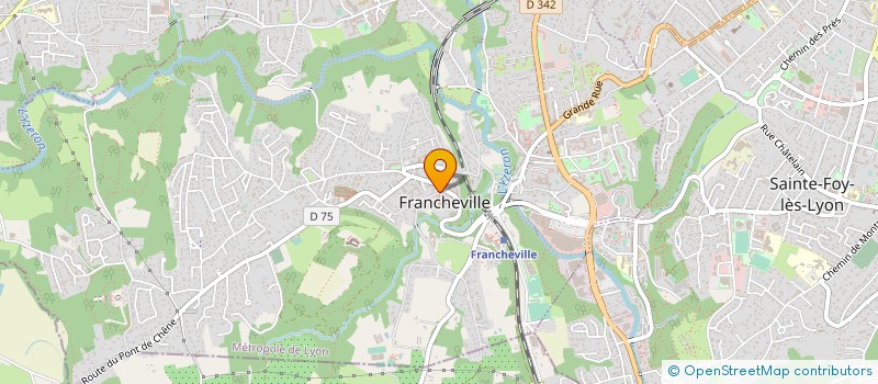 localisation de l'entreprise FLORENTINE ET CHOCOLAT  FRANCHEVILLE