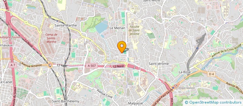 localisation de l'entreprise FLORENTOM à MARSEILLE