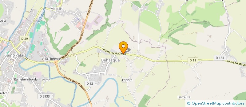 localisation de l'entreprise FLORENTXA  SAINT-PALAIS