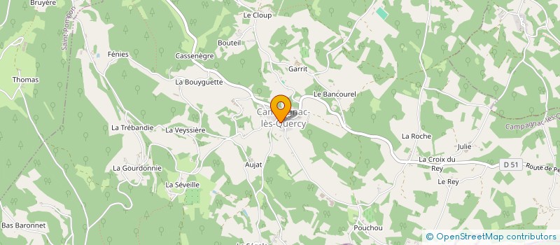 localisation de l'entreprise FLORENTY CHRISTIAN SOCIETE EN LIQUIDATION à BESSE