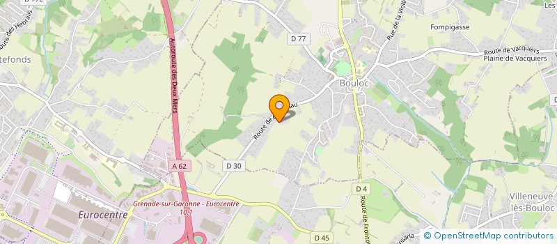 localisation de l'entreprise FLOREO  FRONTON