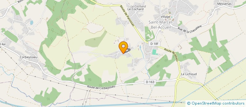 localisation de l'entreprise FLORES  SAINT-MARCEL-BEL-ACCUEIL