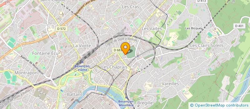 localisation de l'entreprise FLORES  BESANCON