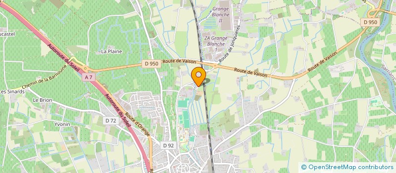 localisation de l'entreprise FLORES  COURTHEZON