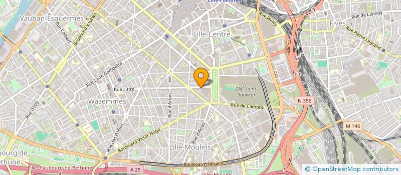 localisation de l'entreprise FLORES à LILLE