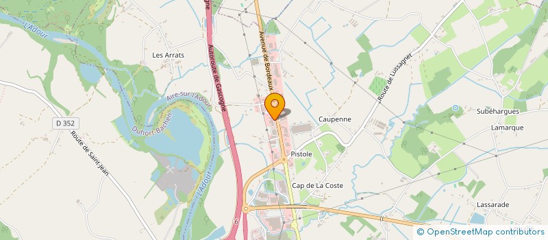 localisation de l'entreprise FLORES  AIRE-SUR-L'ADOUR