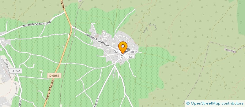 localisation de l'entreprise FLORES  SAINT-HILAIRE-D'OZILHAN