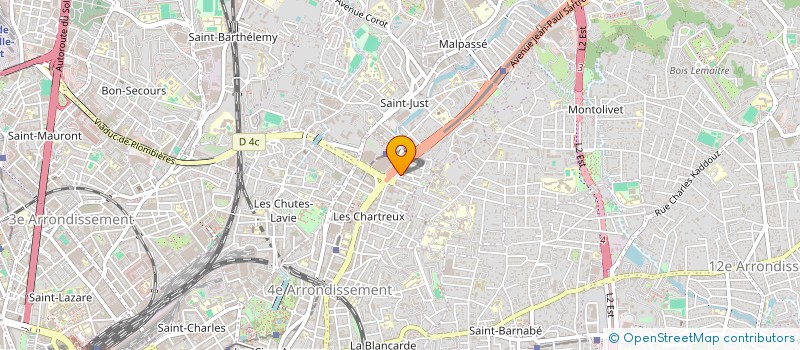 localisation de l'entreprise FLORES INDIVISION  MARSEILLE 4EME