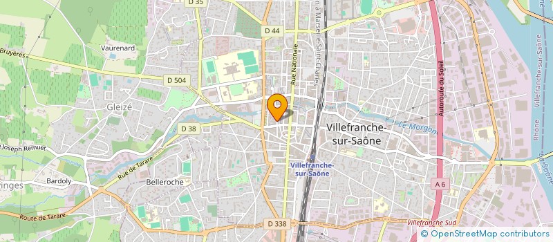 localisation de l'entreprise FLORES WATCH COMPANY  VILLEFRANCHE-SUR-SAONE