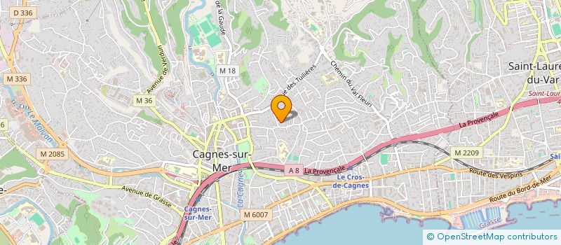 localisation de l'entreprise FLORES-ZAMORA à CAGNES SUR MER