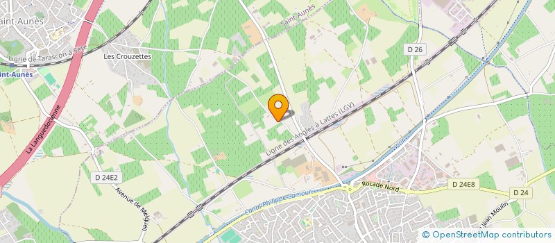 localisation de l'entreprise FLORESSA à SAINT-AUNES