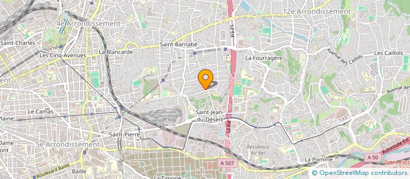 localisation de l'entreprise FLORESTAP IMMO à MARSEILLE