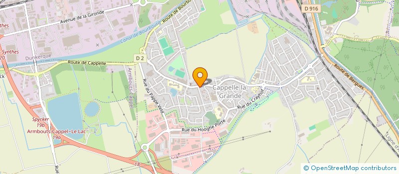 localisation de l'entreprise FLORET  CAPPELLE-LA-GRANDE