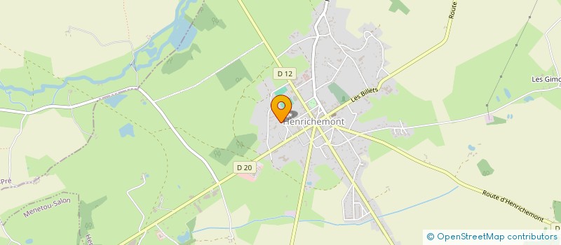 localisation de l'entreprise FLORET - DUBOL  HENRICHEMONT