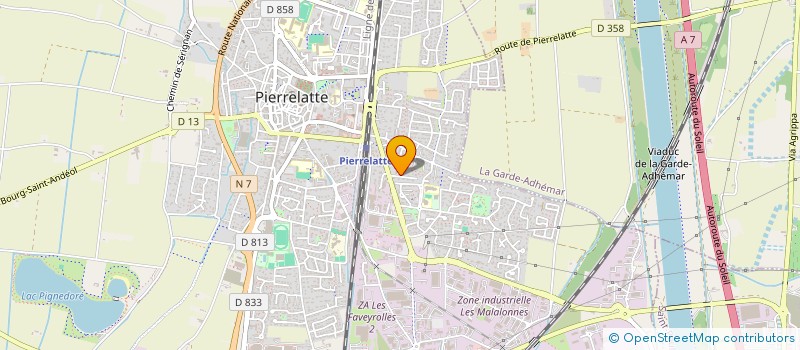 localisation de l'entreprise FLORETPLUMES DE LA DENT DE REZ ET SES ENVIRONS  PIERRELATTE