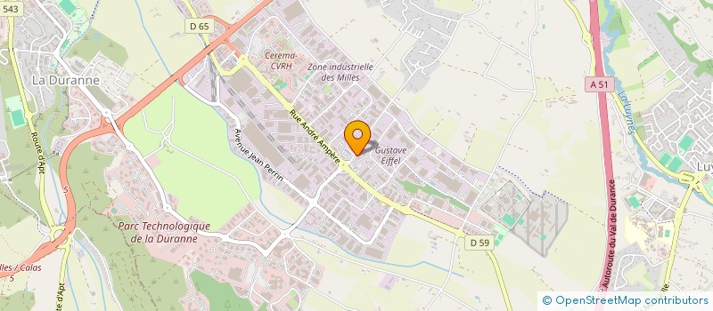 localisation de l'entreprise FLOREVA à AIX-EN-PROVENCE