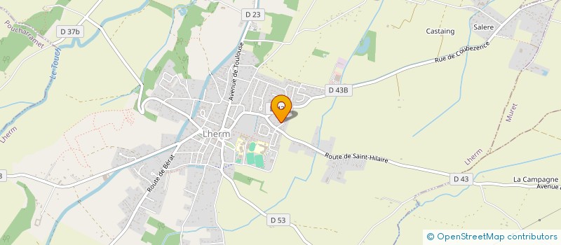 localisation de l'entreprise FLOREX à LHERM
