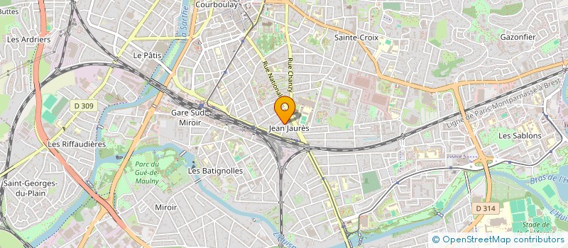 localisation de l'entreprise FLORI à LE MANS