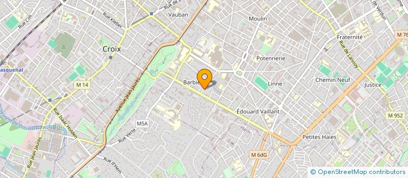 localisation de l'entreprise FLORI B  ROUBAIX