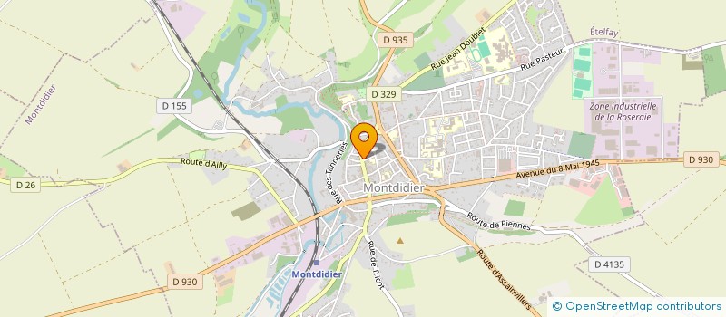 localisation de l'entreprise FLORI JARDIN à MONTDIDIER