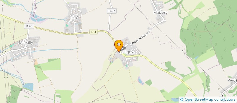 localisation de l'entreprise FLORIA FINANCE  COLLIGNY-MAIZERY