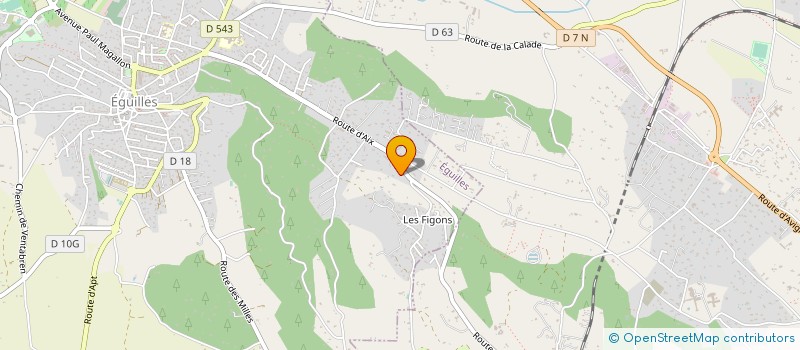 localisation de l'entreprise FLORIAKINE à EGUILLES