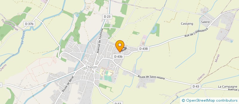 localisation de l'entreprise FLORIAL PROJET à LHERM