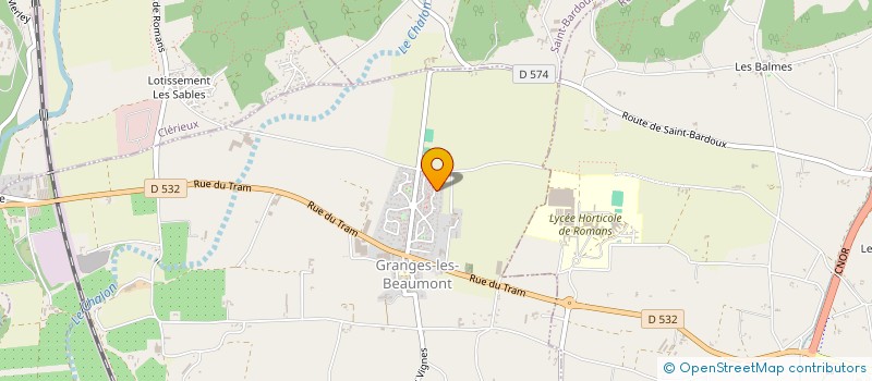 localisation de l'entreprise FLORIAM  GRANGES-LES-BEAUMONT