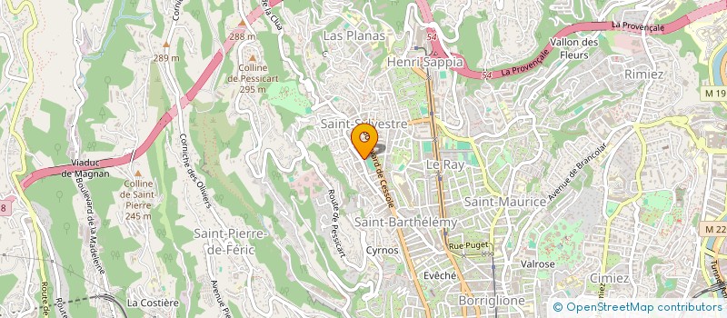 localisation de l'entreprise FLORIAMBRE 06  NICE